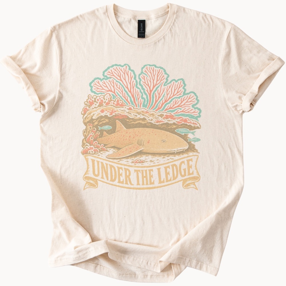 Under the Ledge Vintage Style Boho Ribbon Banner Tee
